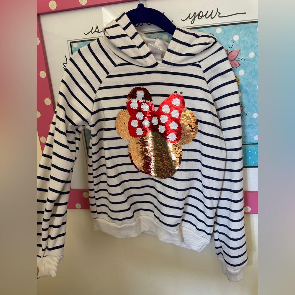 Girls Disney (Minnie) stripped hoodie